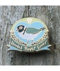 Bridget Farmer | Enamel Pin | Hooded Plover Lover